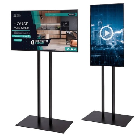 Shop Window Digital Display Stand - Optional Samsung Screen